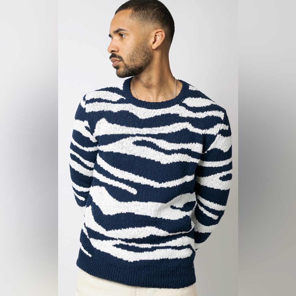 A.P.C. Alastor Wavy Stripe Crewneck Sweater